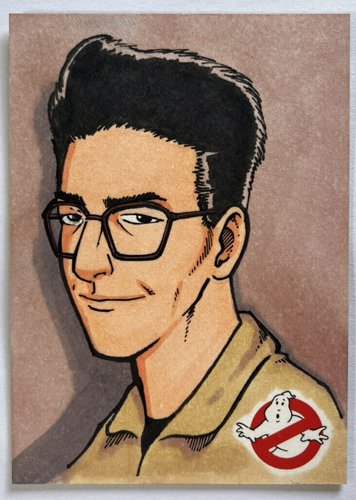 2016 Cryptozoic Ghostbusters Sketch Card By Dan Chaparro
