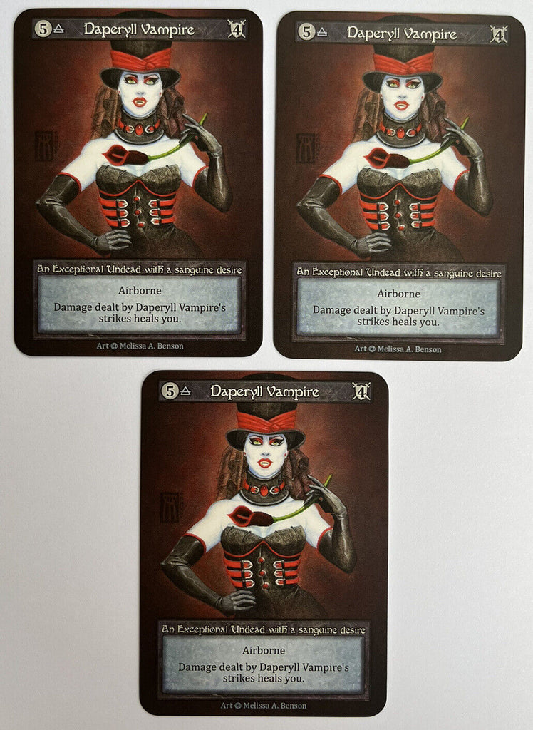 Sorcery Contested Realm Alpha 3 x Daperyll Vampire Exceptional Pack Fresh