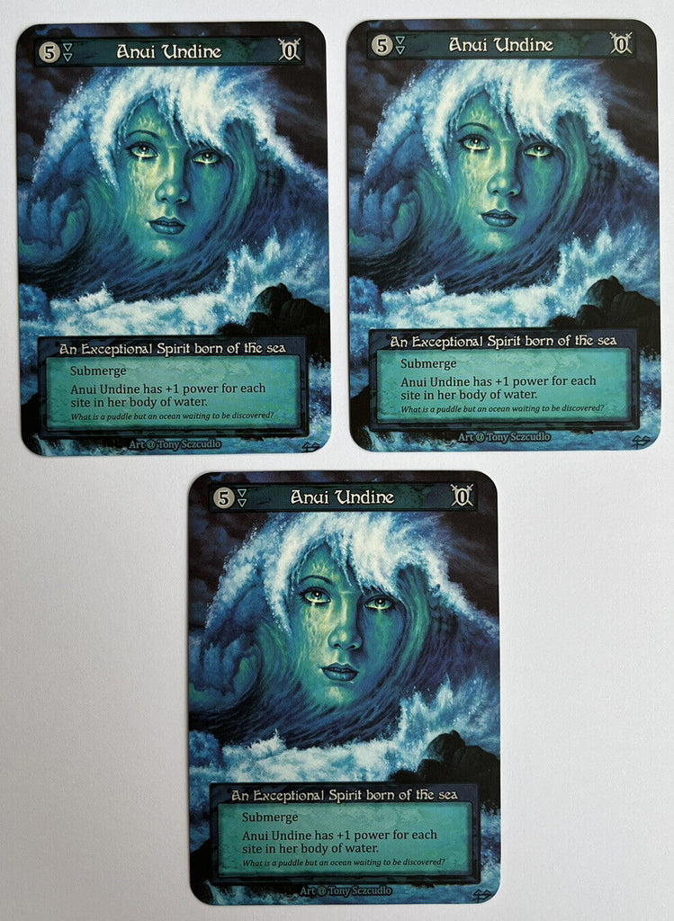 Sorcery Contested Realm Alpha 3 x Anui Undine Exceptional Pack Fresh