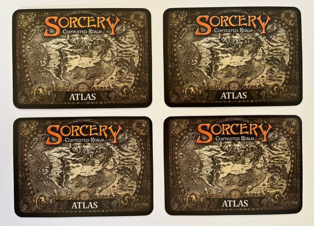 Sorcery Contested Realm Alpha 4 X Winter River FOIL Play Set Pack Fresh
