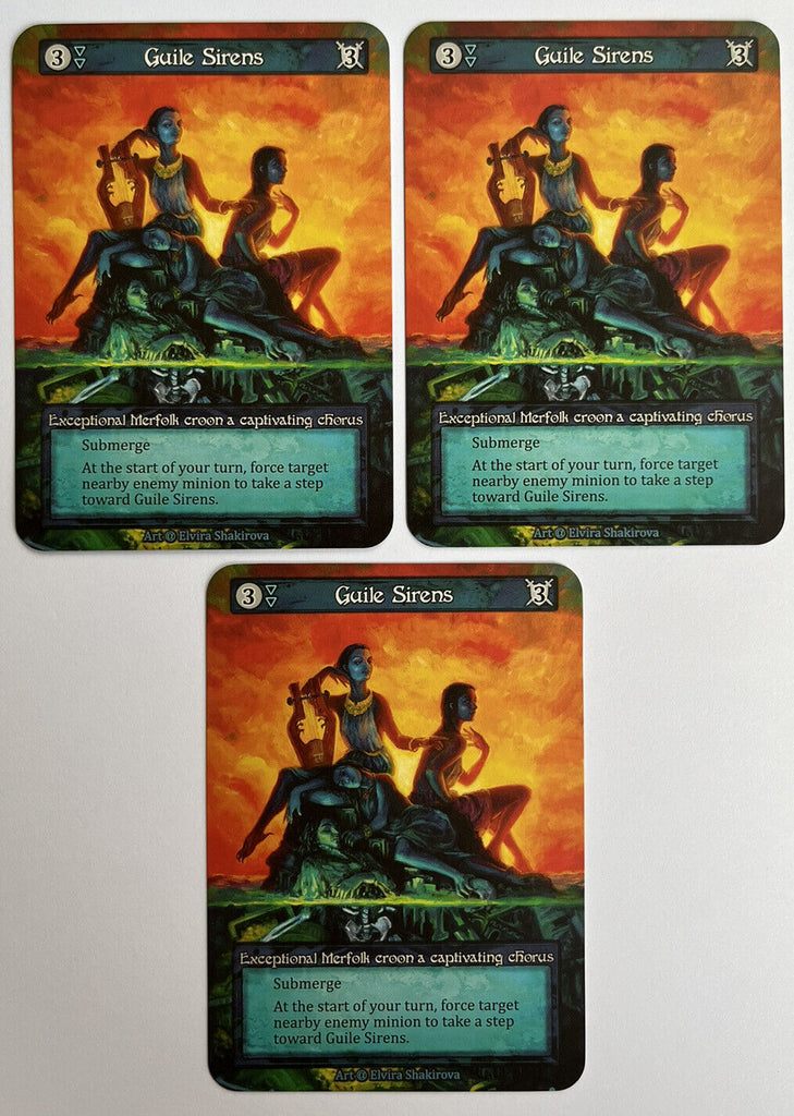 Sorcery Contested Realm Alpha 3 x Guile Sirens Exceptional Pack Fresh