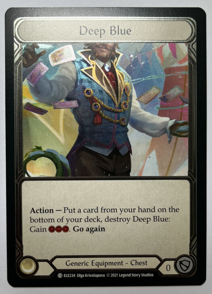 Deep Blue Cold Foil Flesh And Blood Tales Of Aria Pack Fresh