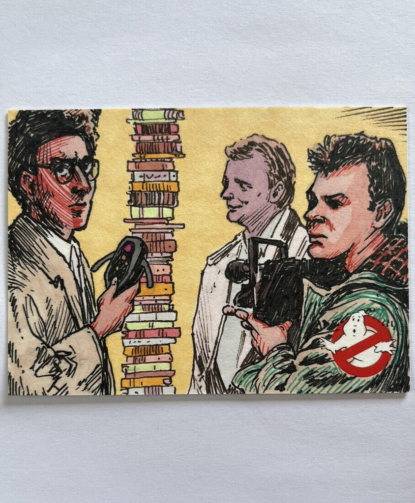 2016 Cryptozoic Ghostbusters Sketch Card By Dan B.W.