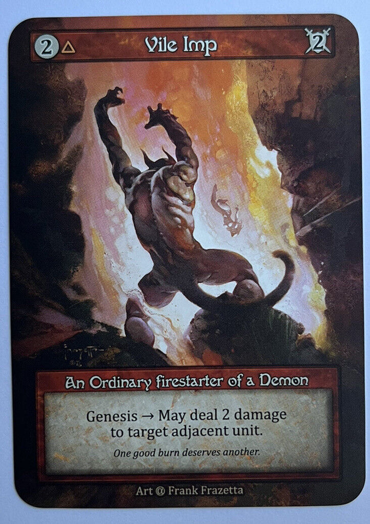 Sorcery Contested Realm Alpha Vile Imp Frazetta Art Pack Fresh