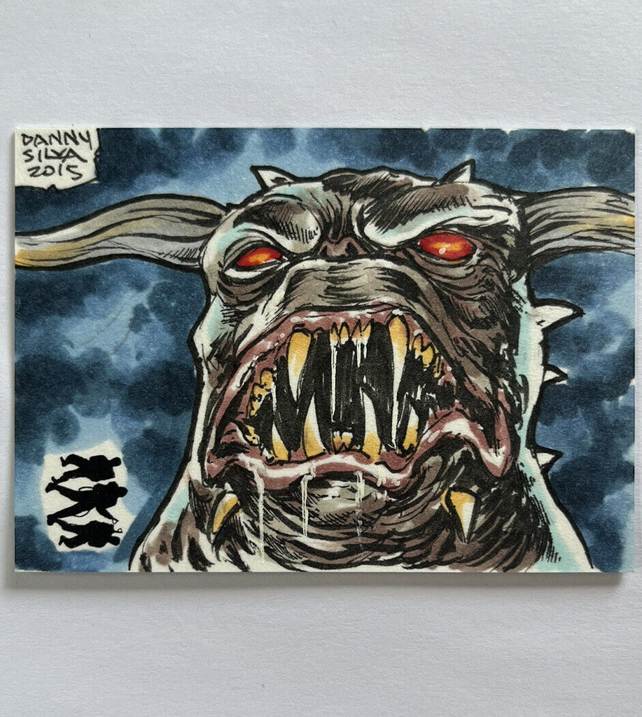 2016 Cryptozoic Ghostbusters Sketch Card By Danny Silva