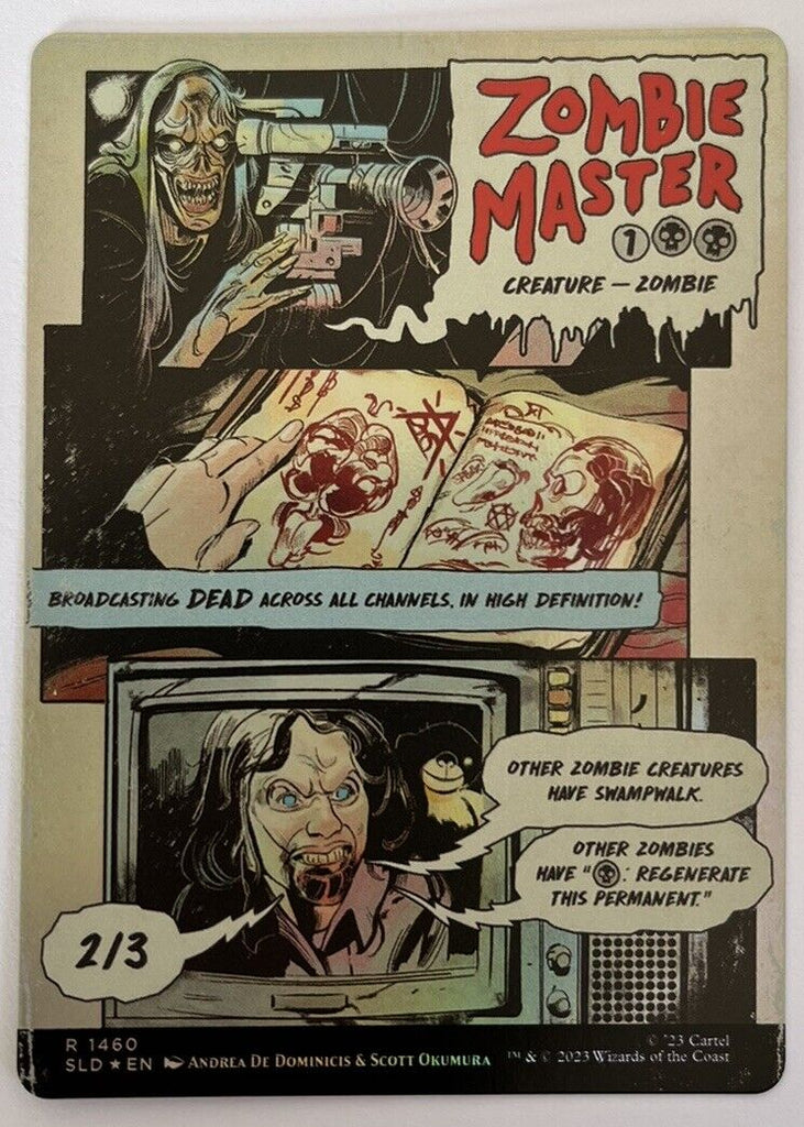 Zombie Master FOIL Secret Lair X Creepshow MTG Pack Fresh