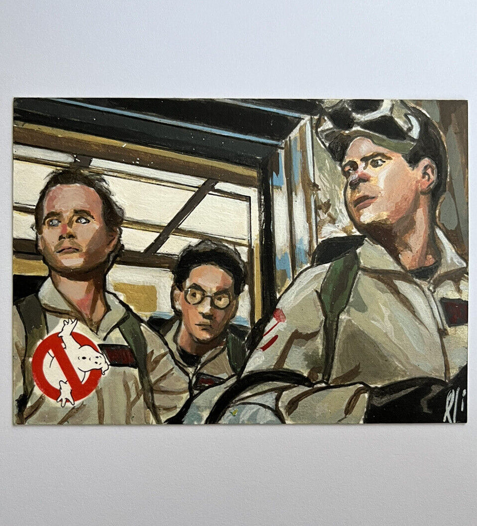 2016 Cryptozoic Ghostbusters Sketch Card By Lee Lightfoot