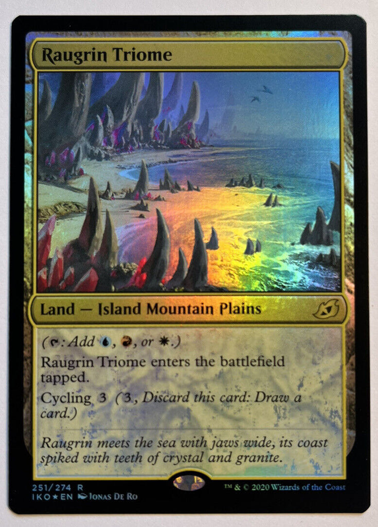 Raugrin Triome FOIL Ikoria MTG Pack Fresh Unplayed