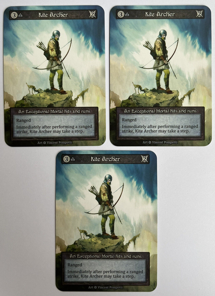 Sorcery Contested Realm Alpha 3 x Kite Archer Exceptional Pack Fresh