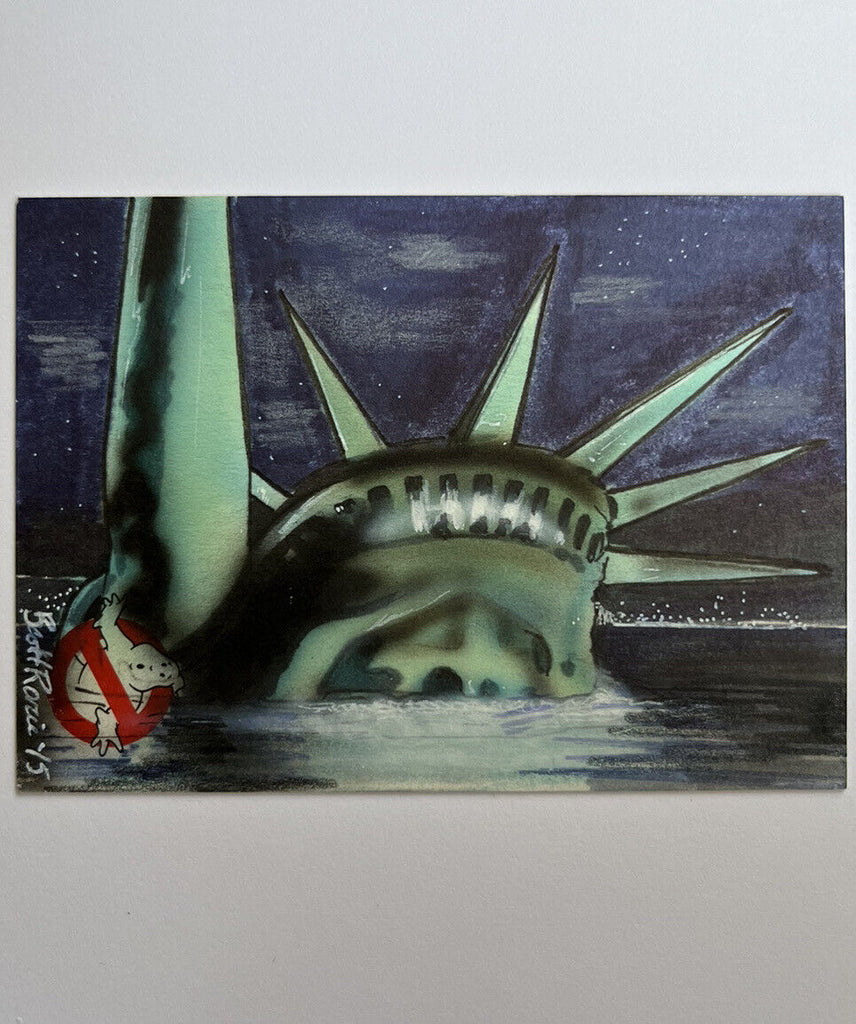 2016 Cryptozoic Ghostbusters Sketch Card By Scott Rorie