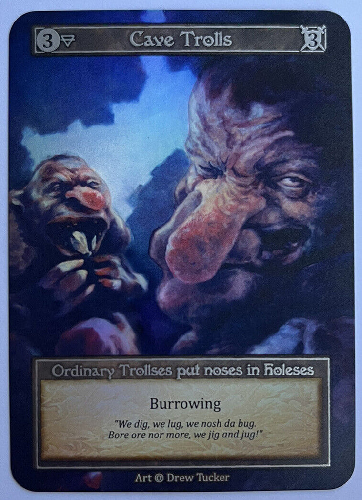 Sorcery Contested Realm Alpha Cave Trolls FOIL Ordinary Pack Fresh
