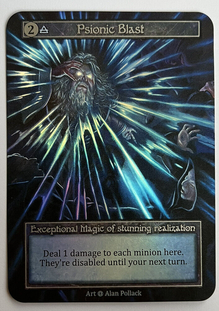 Sorcery Contested Realm Alpha Psionic Blast FOIL Exceptional Pack Fresh
