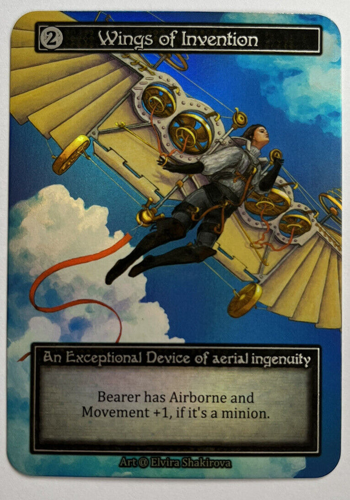 Sorcery Contested Realm Alpha Wings Of Invention FOIL Exceptional Pack Fresh
