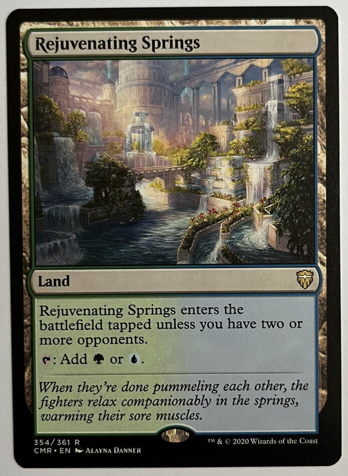 Rejuvenating Springs Commander Legends MTG Pack Fresh Unplayed