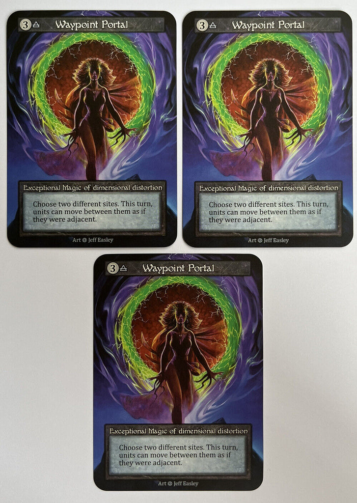 Sorcery Contested Realm Alpha 3 x Waypoint Portal Exceptional Pack Fresh