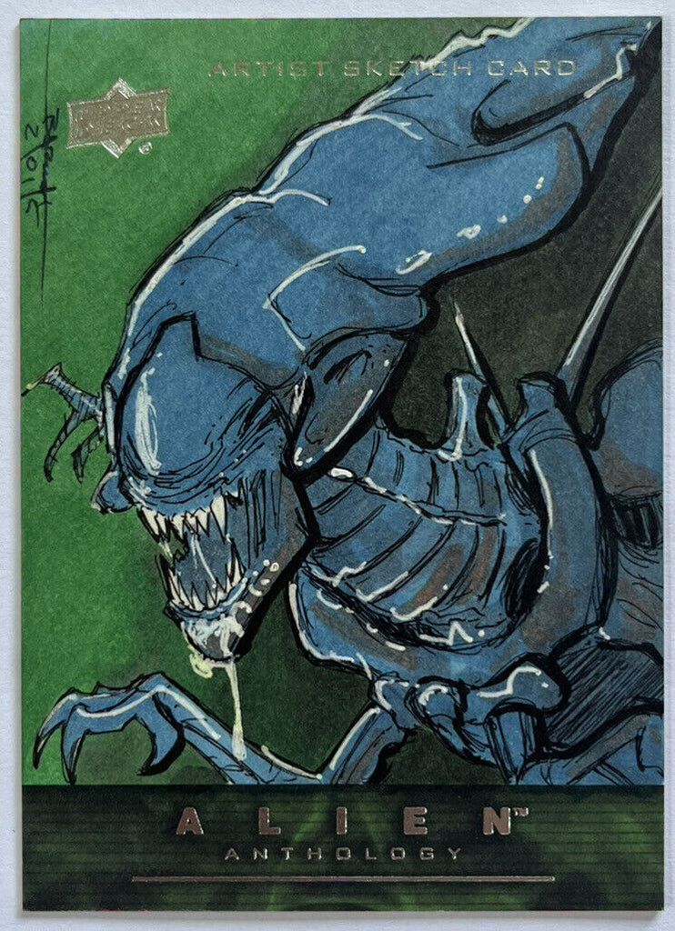 2016 Upper Deck Alien Anthology Sketch Card By Barush Merling