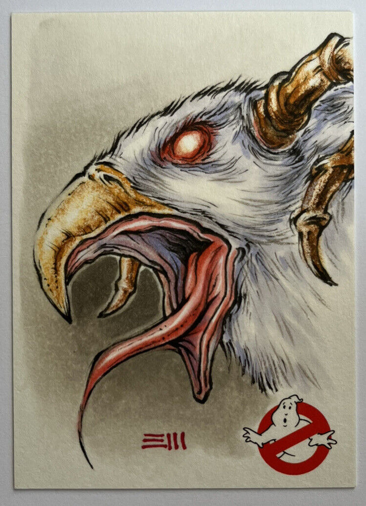 2016 Cryptozoic Ghostbusters Sketch Card By Erik Maell