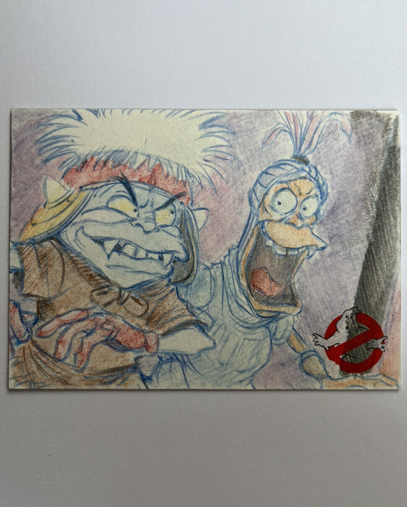 2016 Cryptozoic Ghostbusters Sketch Card By Dan Schoening