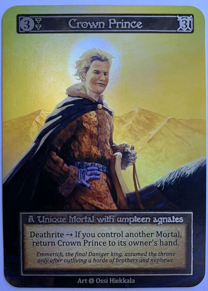 Sorcery Contested Realm Alpha Crown Prince FOIL Unique Pack Fresh Unplayed
