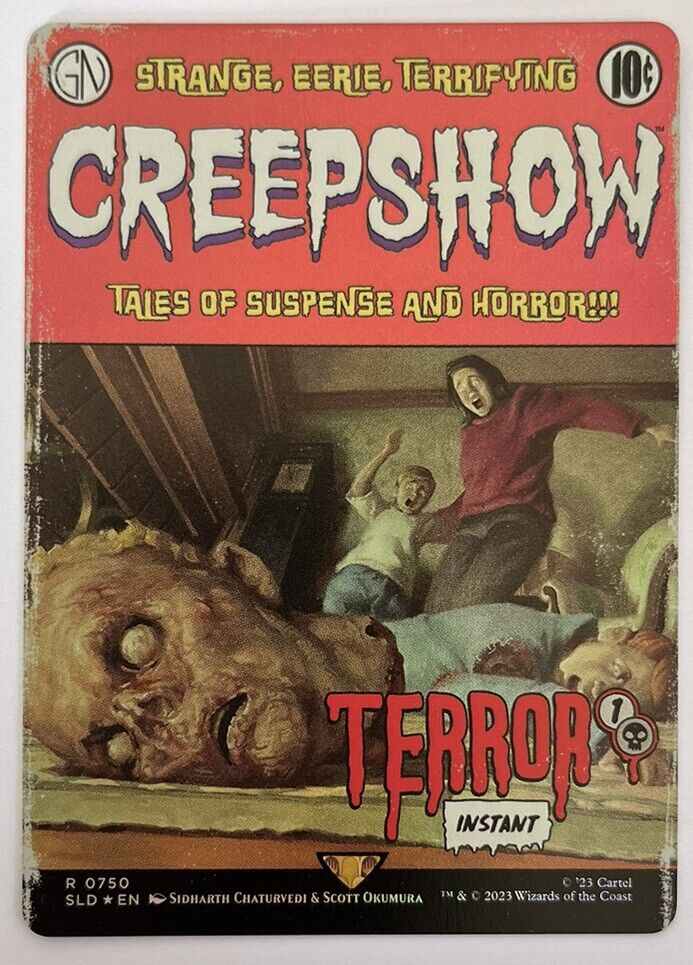Terror FOIL Secret Lair X Creepshow MTG Pack Fresh