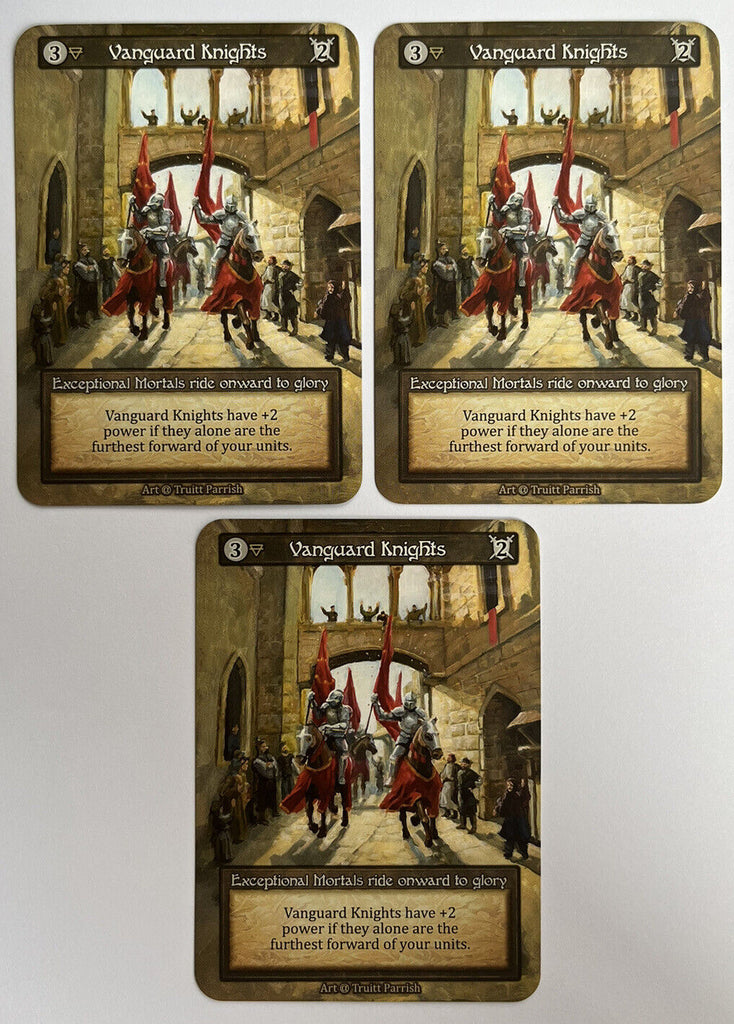 Sorcery Contested Realm Alpha 3 x Vanguard Knights Exceptional Pack Fresh