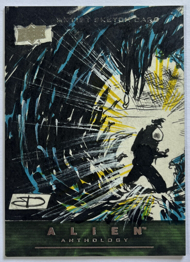 2016 Upper Deck Alien Anthology Sketch Card By JJ Dzialowski