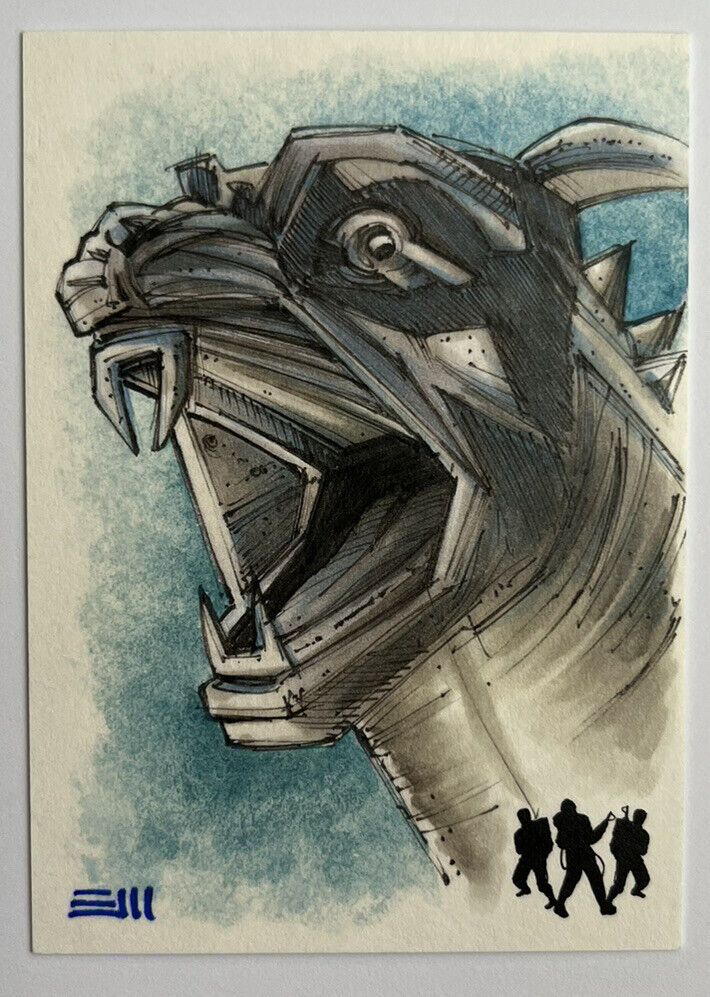 2016 Cryptozoic Ghostbusters Sketch Card By Erik Maell