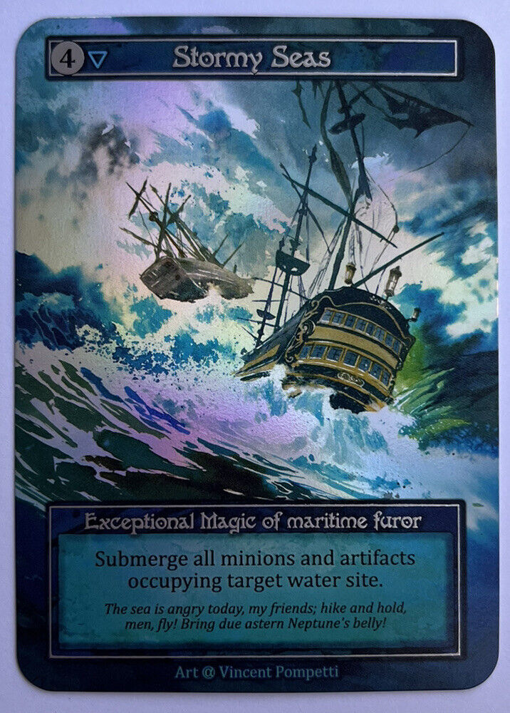 Sorcery Contested Realm Alpha Stormy Seas FOIL Exceptional Pack Fresh