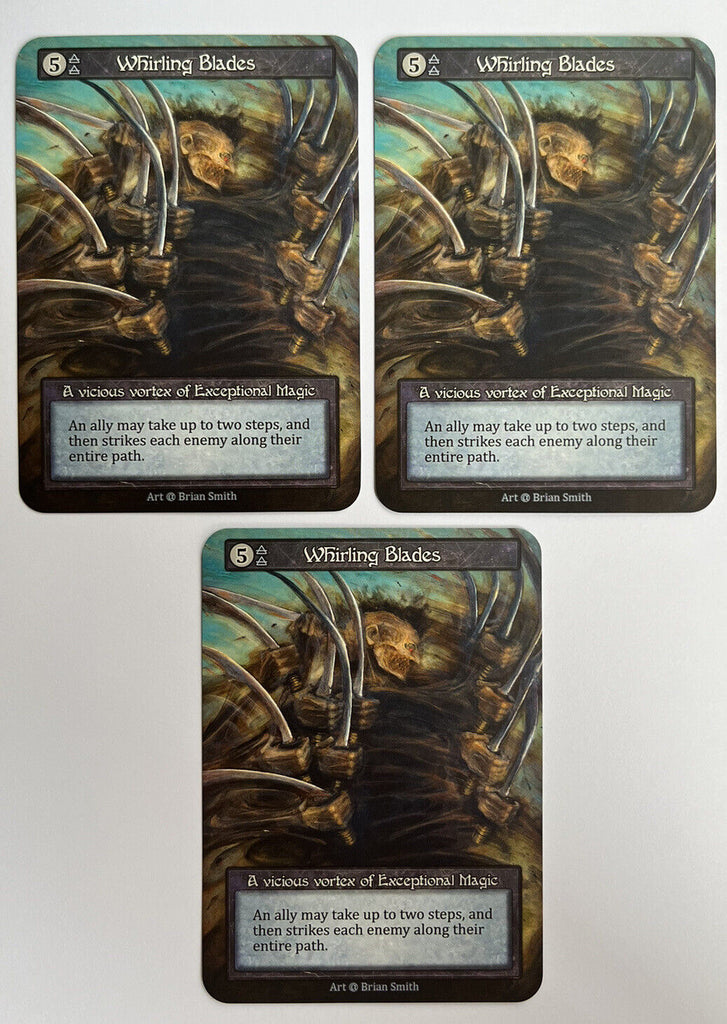 Sorcery Contested Realm Alpha 3 x Whirling Blades Exceptional Pack Fresh