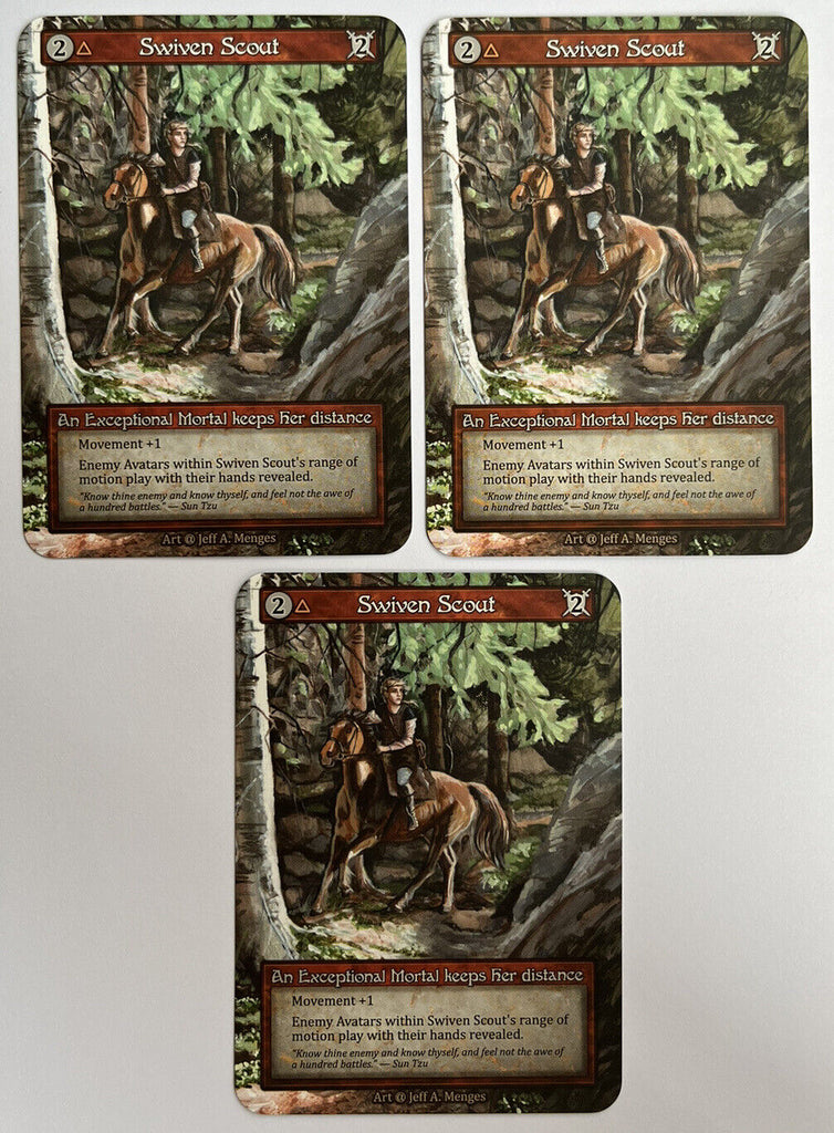 Sorcery Contested Realm Alpha 3 x Swiven Scout Exceptional Pack Fresh