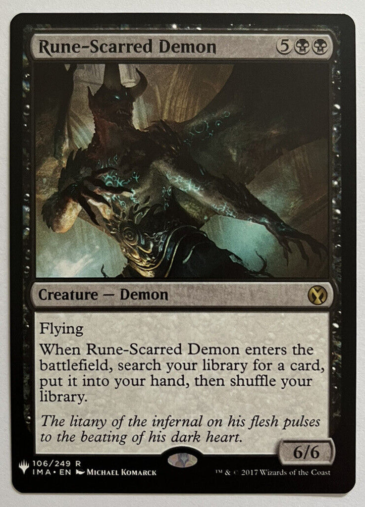 Rune-Scarred Demon Mystery Booster MTG Pack Fresh Unplayed