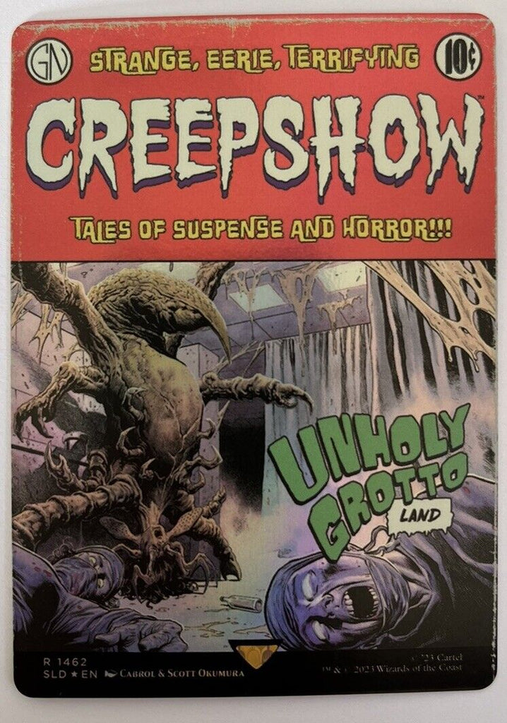 Unholy Grotto FOIL Secret Lair X Creepshow MTG Pack Fresh