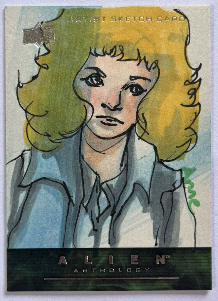 2016 Upper Deck Alien Anthology Sketch Card By Julian Lytle