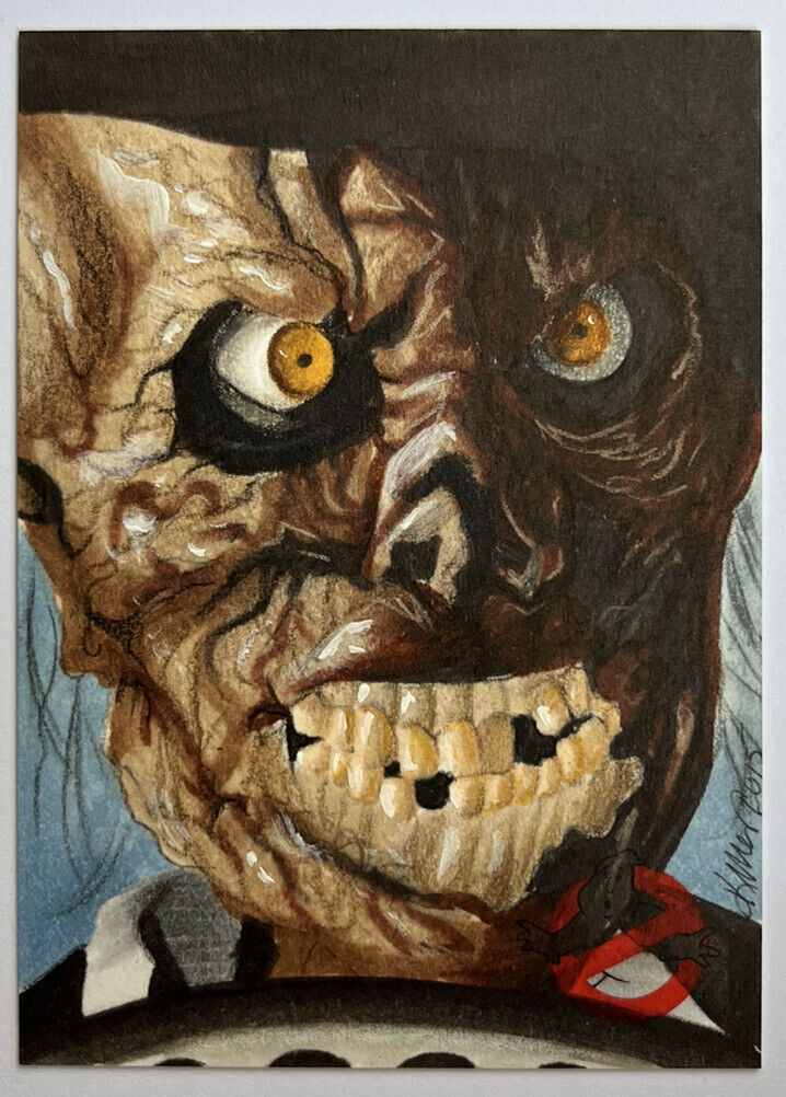 2016 Cryptozoic Ghostbusters Sketch Card By Kristen Allen