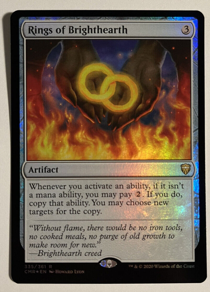 Rings Of Brighthearth FOIL Commander Legends MTG Pack Fresh Unplayed