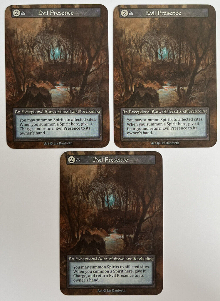 Sorcery Contested Realm Alpha 3 x Evil Presence Exceptional Pack Fresh