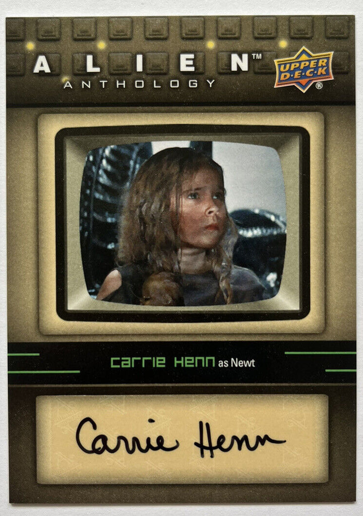 2016 Upper Deck Alien Anthology Carrie Henn As Newt Autograph
