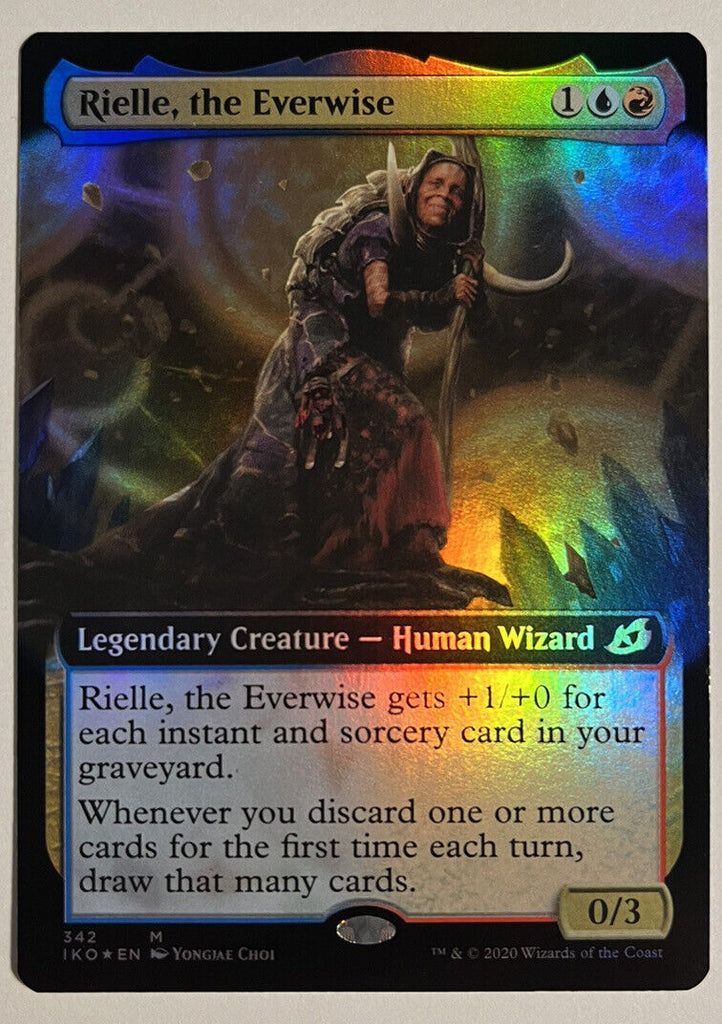 Rielle The Everwise FOIL Extended Art Ikoria MTG Pack Fresh Unplayed