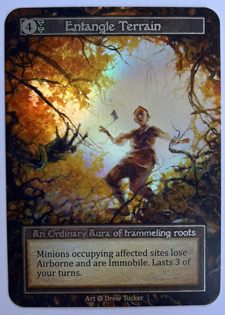 Sorcery Contested Realm Alpha Entangle Terrain FOIL Ordinary Pack Fresh