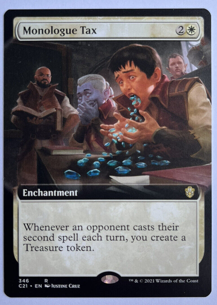 Monologue Tax Extended Art C21 MTG Pack Fresh Unplayed