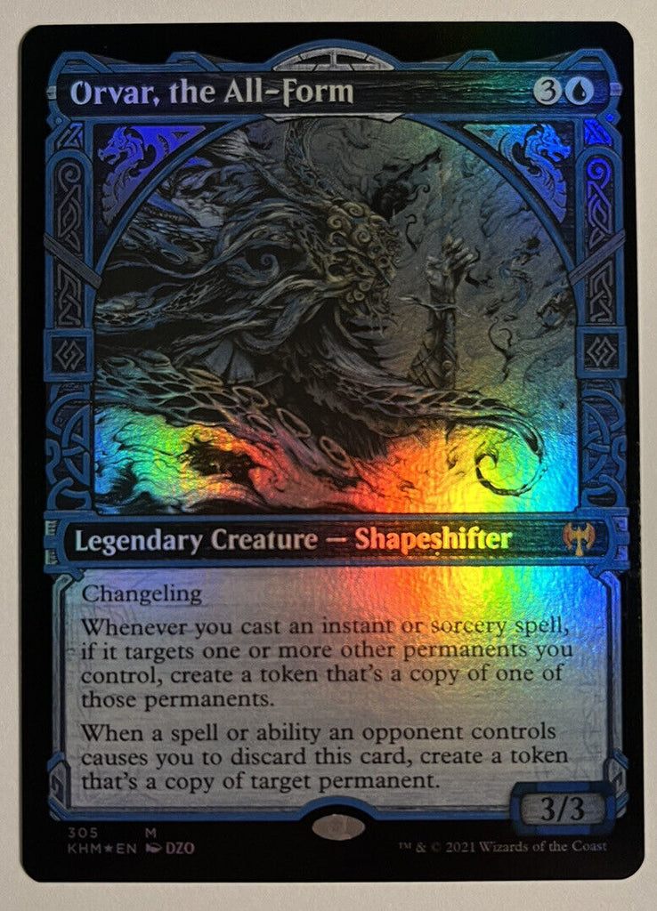 Orvar The All-Form FOIL Showcase Kaldheim MTG Pack Fresh Unplayed