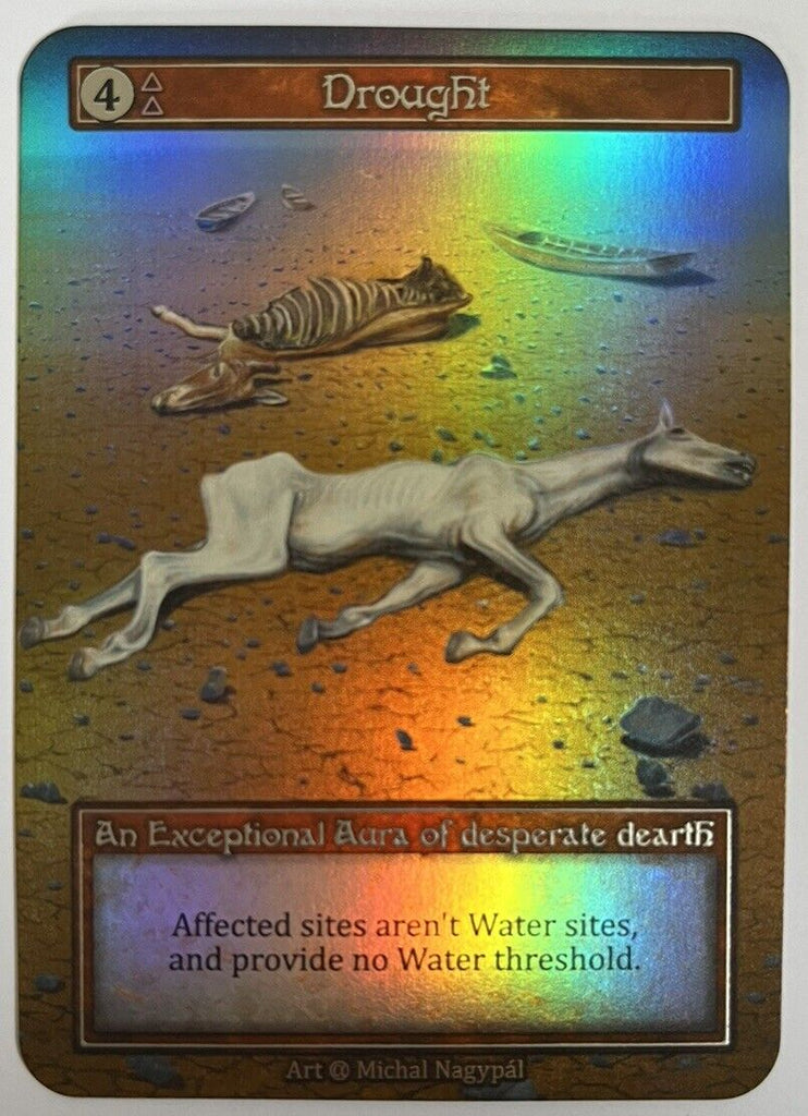 Sorcery Contested Realm Alpha Drought FOIL Exceptional Pack Fresh