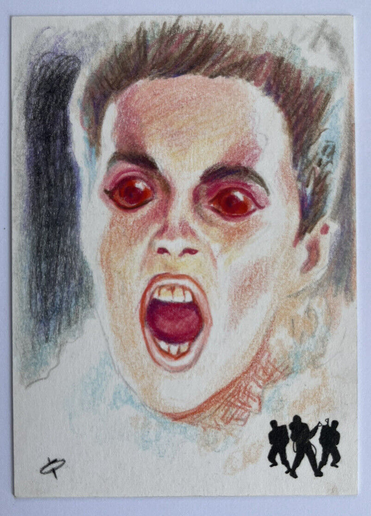 2016 Cryptozoic Ghostbusters Sketch Card By Fabian Quintero