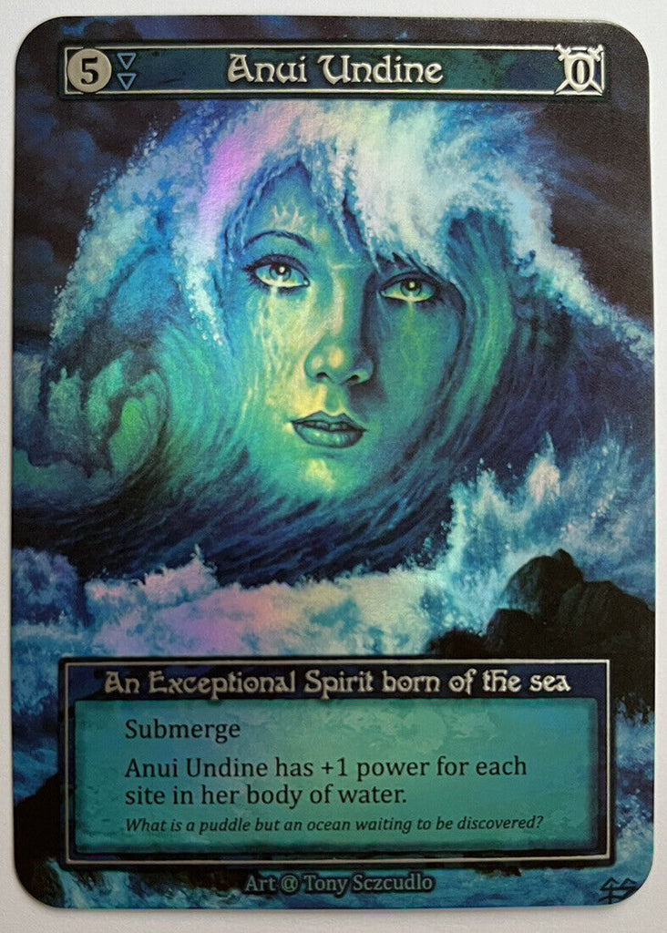 Sorcery Contested Realm Alpha Anui Undine FOIL Exceptional Pack Fresh