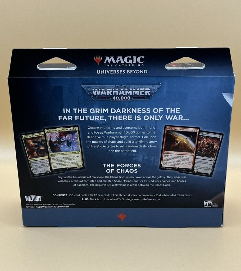 MTG Warhammer 40k Commander Deck The Ruinous Powers Universes Beyond Sealed/New