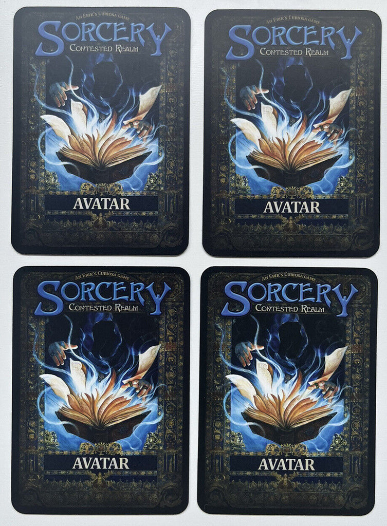 Sorcery Contested Realm Alpha Avatar 4 x Card Bundle Pack Fresh