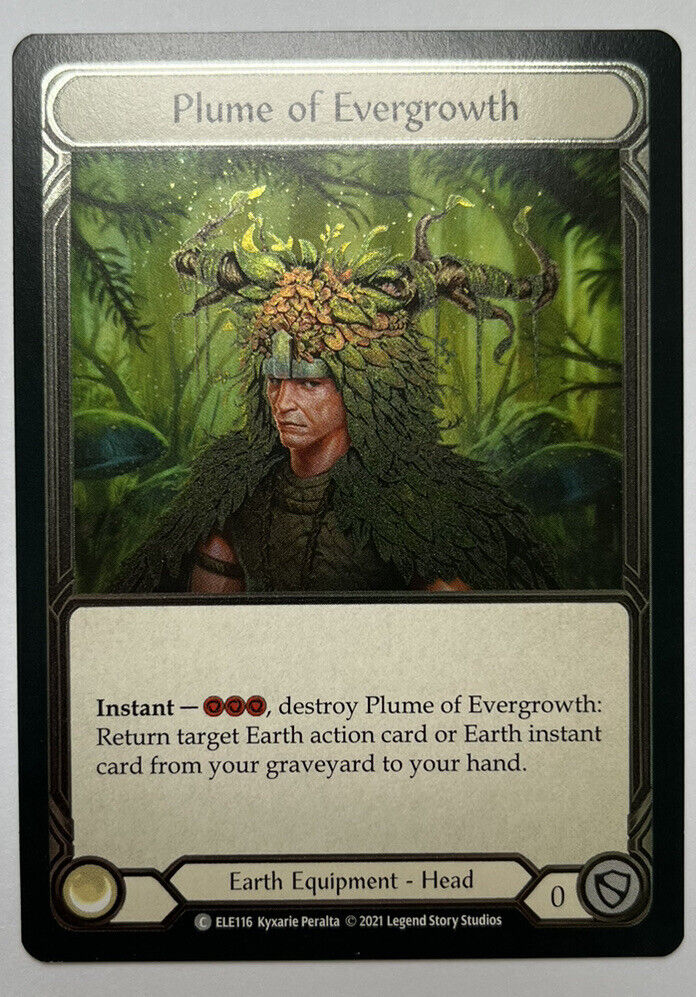 Plume Of Evergrowth Cold Foil Flesh And Blood Tales Of Aria Pack Fresh