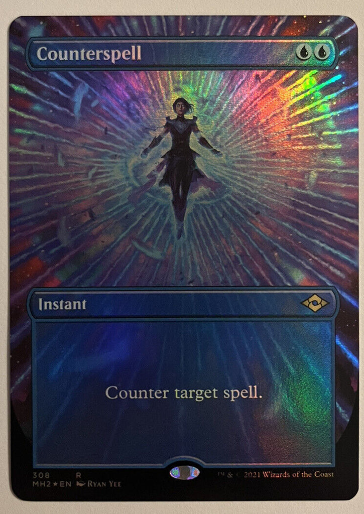 Counterspell Borderless FOIL Modern Horizons 2 MTG Pack Fresh Unplayed