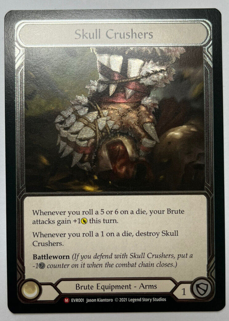 Skull Crushers Cold Foil Majestic Flesh And Blood Everfest Pack Fresh