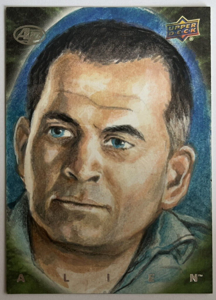 2017 Upper Alien AP Sketch Card By Fabian Quintero